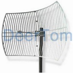 3400-3600MHz Wimax Grid Parabolic Antena 28dBi
