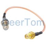 SMA Female to F Female Pigtail Extension Cable