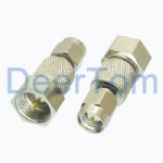 F Male to SMA Male Adaptor Connector Adapter