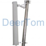 824-896MHz Dual Polarization Sectorial Antena 65Degrees 18dBi