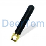 433MHz Omni Rubber Antenna 2dBi Straight Connector