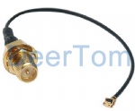 RP-SMA Female to IPEX U.FL Pigtail Cable