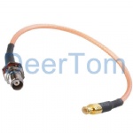 MMCX to TNC Female Pigtail Cable