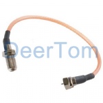 F Male to F Female RF Pigtail Extension Cable