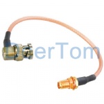 BNC Male to SMA Female Pigtail Cable Extension