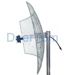 3G UMTS Outdoor Grid Parabolic Antenna 21dBi